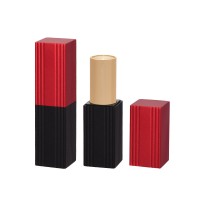 New design launch new style aluminum lipstick tube square shape lipstick packaging container