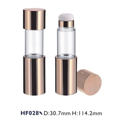 Cosmetic BB cream bottles packaging with puff