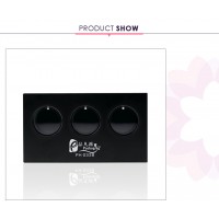 Classic generous brow powder case square three-colour eye shadow packaging cosmetic packaging cosmetic tube