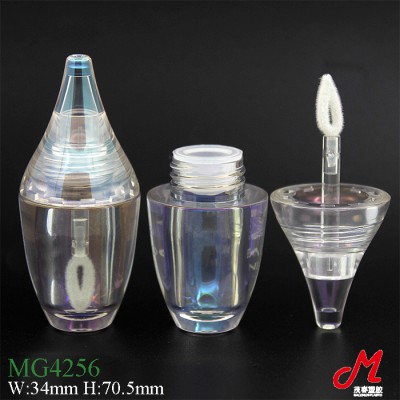 Shiny transparent liquid glitter eyeshadow bottle container